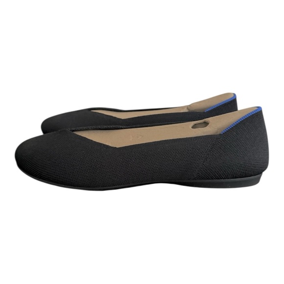 Rothy’s NEW Daily Flat Black Ballet Flats Size 7.5 Comfort Everyday Slip-On - Picture 13 of 13